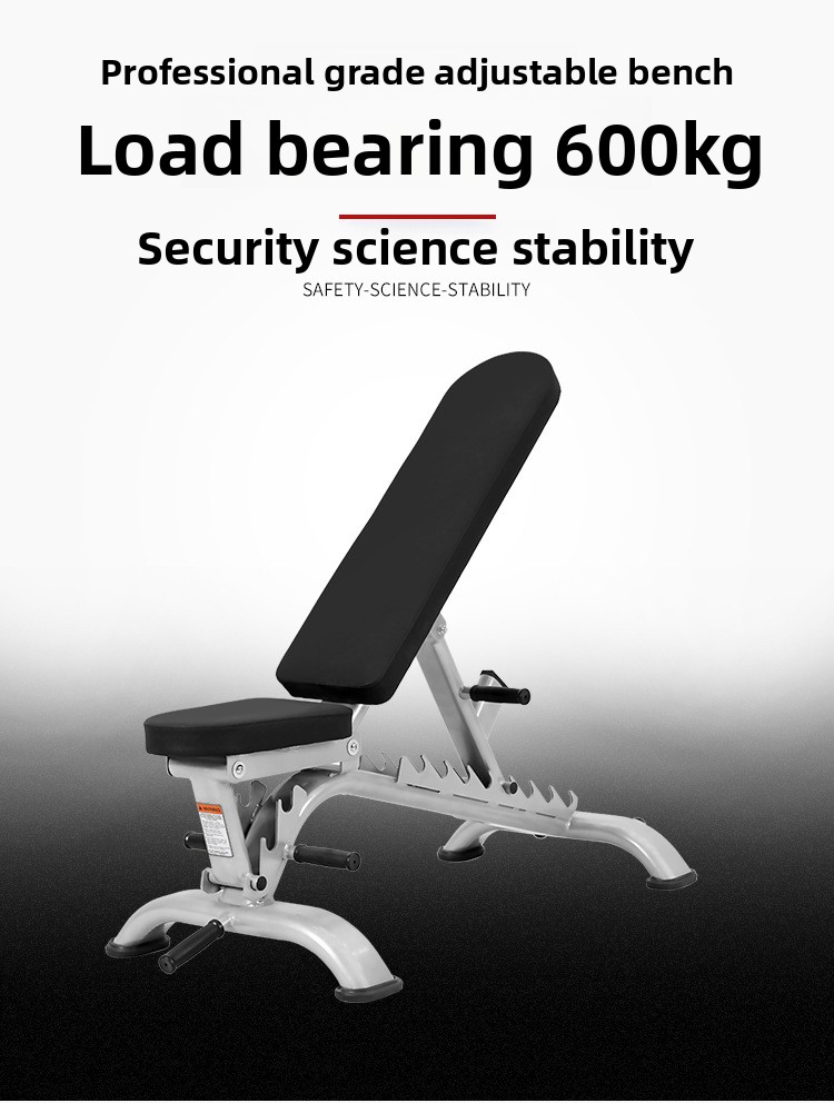 Professional Fitness Adjustable Dumbbell Bench Commercial Flying Bird Bench Press Bench Sit-up Fitness Chair Multi-functional Abdominal Muscle Board - 图片 2