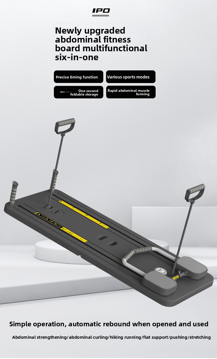 Pilates Board Multi-Functional Abdominal Board Home Exercise Workout Fitness Equipment Ab Roller Abdominal Board - 图片 2