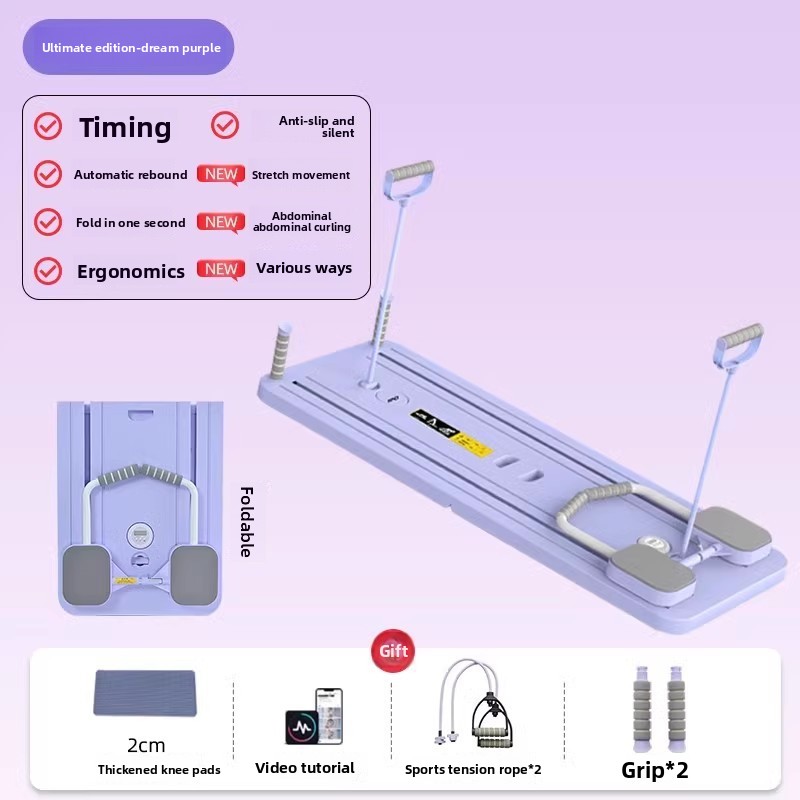 Pilates Board Multi-Functional Abdominal Board Home Exercise Workout Fitness Equipment Ab Roller Abdominal Board - 图片 14