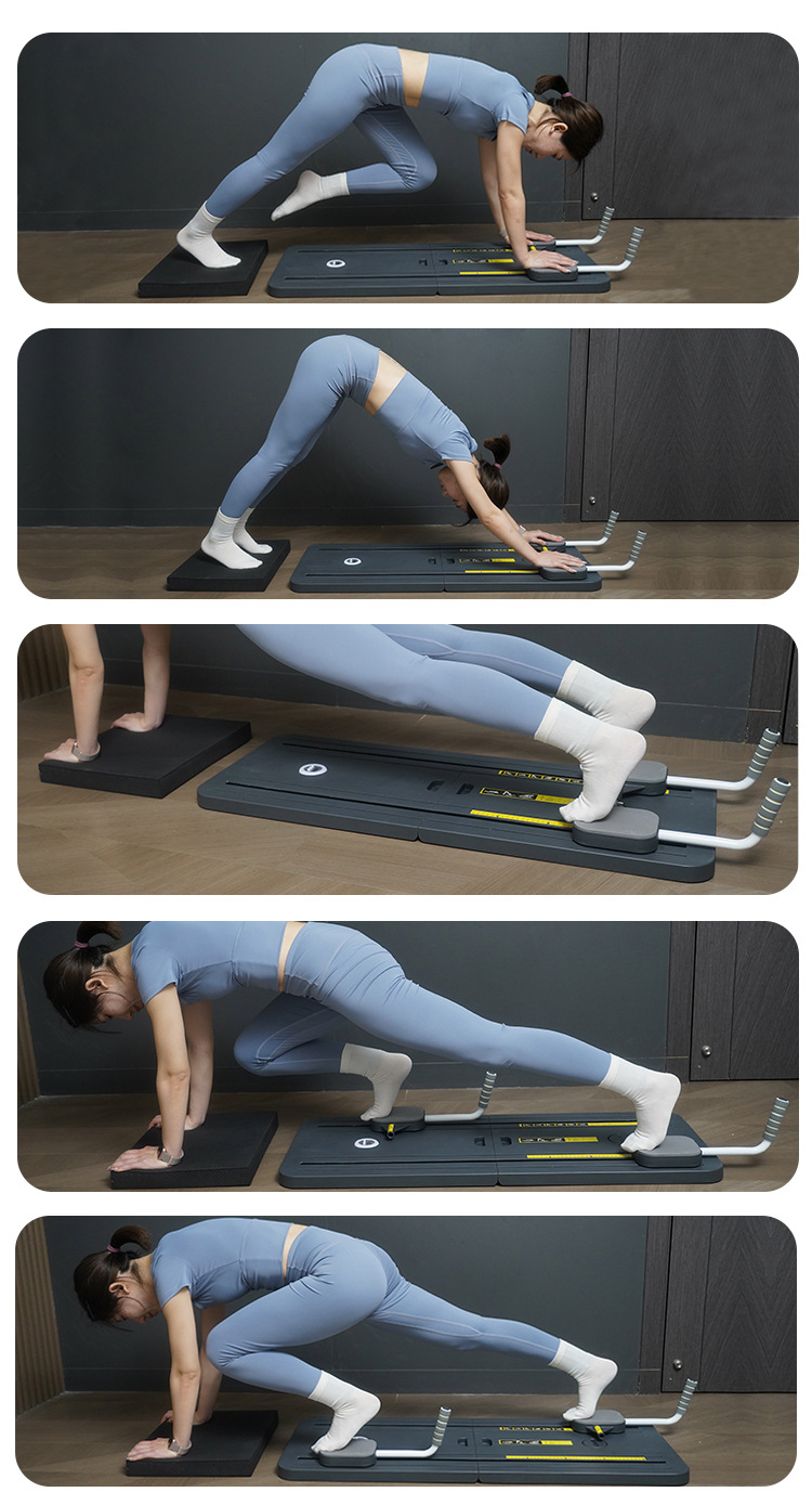 Pilates Board Multi-Functional Abdominal Board Home Exercise Workout Fitness Equipment Ab Roller Abdominal Board - 图片 12