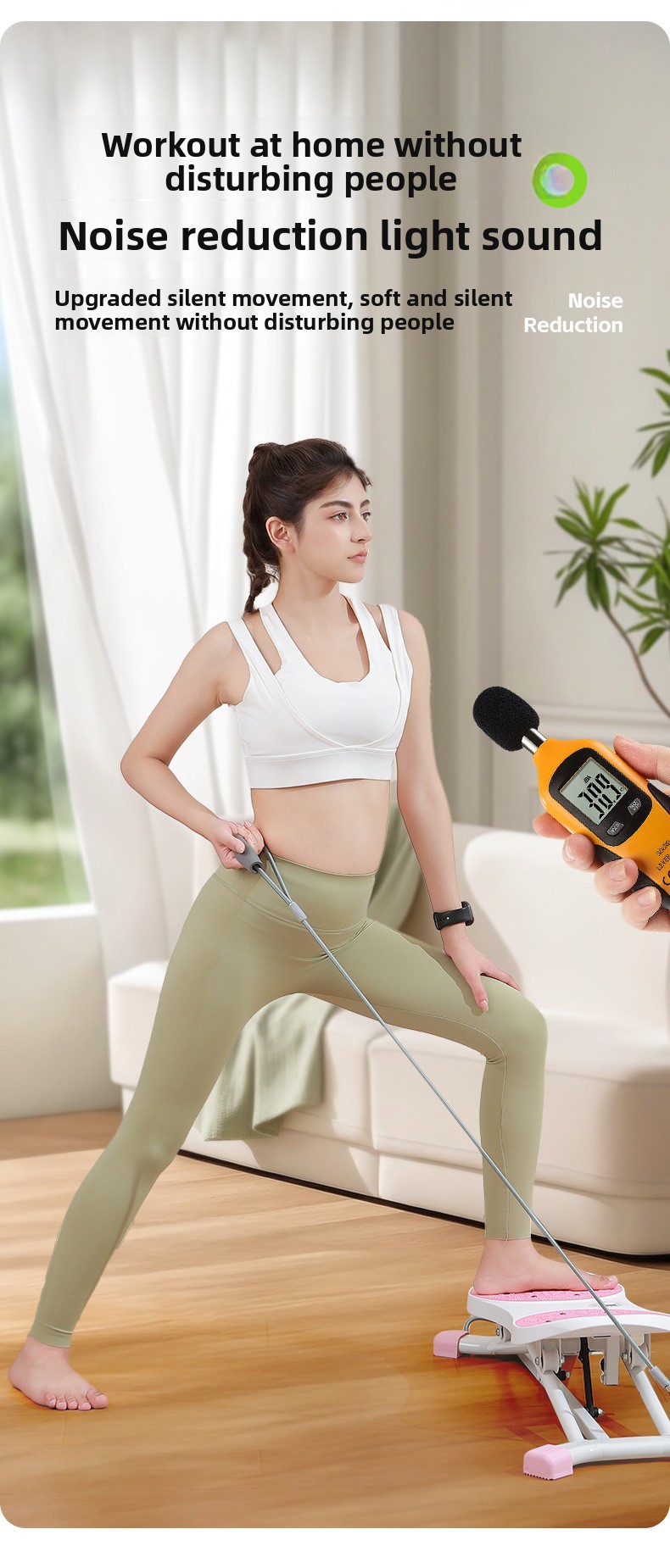 Multifunctional Ski Machine for Home  Full-Body Indoor Fitness Equipment for Cardio & Strength - 图片 21