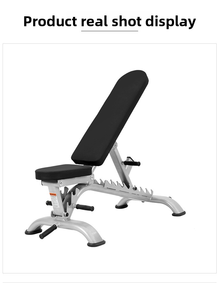 Professional Fitness Adjustable Dumbbell Bench Commercial Flying Bird Bench Press Bench Sit-up Fitness Chair Multi-functional Abdominal Muscle Board - 图片 14
