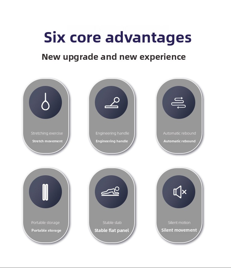 Pilates Board Multi-Functional Abdominal Board Home Exercise Workout Fitness Equipment Ab Roller Abdominal Board - 图片 4