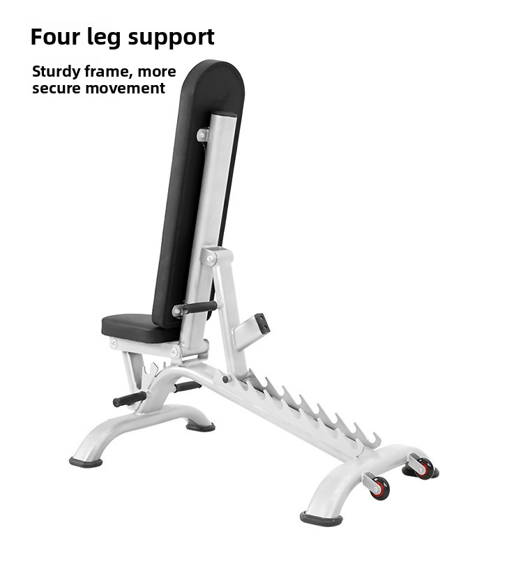 Professional Fitness Adjustable Dumbbell Bench Commercial Flying Bird Bench Press Bench Sit-up Fitness Chair Multi-functional Abdominal Muscle Board - 图片 7